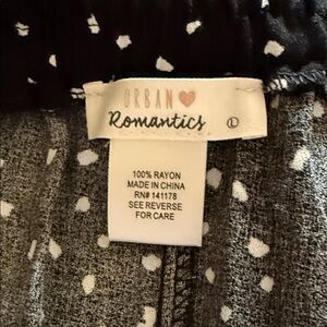 URBAN Romantics Black and White wraparound skirt